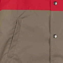 Stay Hungry Aborre Colorblock Coach Jacket Red / Khaki -Quality Clothing Store 19072 5
