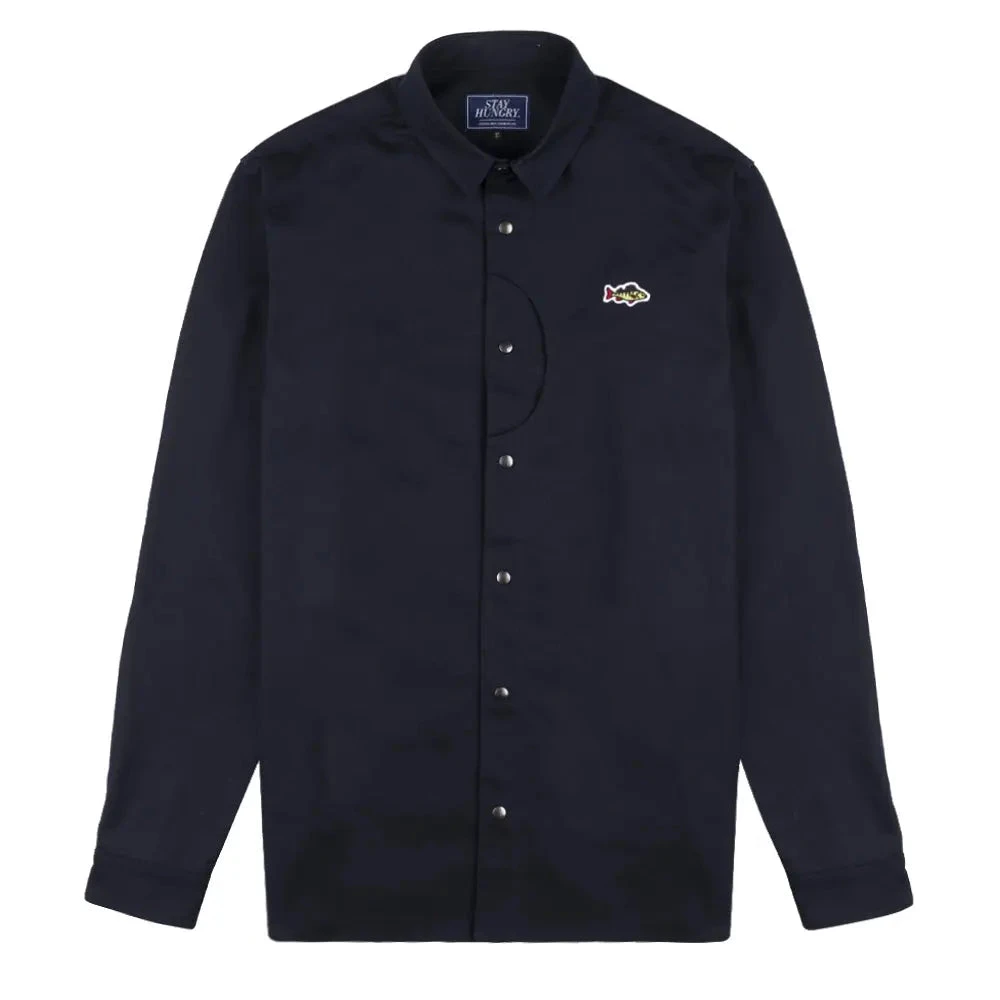 Stay Hungry Aborre Overshirt Navy 1 Stay Hungry Aborre Overshirt Navy
