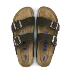 Birkenstock Arizona SFB Reg Sandal Suede Mocha -Quality Clothing Store 20697 3