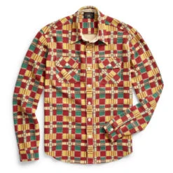 RRL By Ralph Lauren Matlock Work Shirt Red / Teal