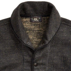 RRL By Ralph Lauren Shawl Cardigan Black Multi -Quality Clothing Store 22183 3