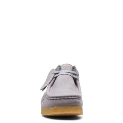 Clarks Originals Wallabee Vegan Shoes Grey -Quality Clothing Store 23596 3