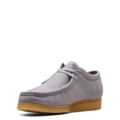 Clarks Originals Wallabee Vegan Shoes Grey -Quality Clothing Store 23596 4