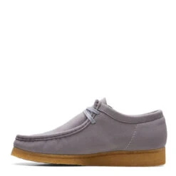 Clarks Originals Wallabee Vegan Shoes Grey -Quality Clothing Store 23596 5