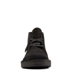 Clarks Originals Desert Coal Black Suede Shoes -Quality Clothing Store 23955 3