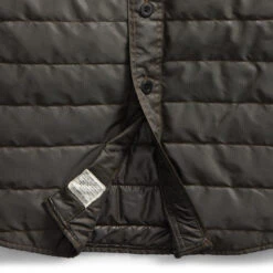 RRL By Ralph Lauren Holden Quilt Overshirt Green -Quality Clothing Store 24117 4