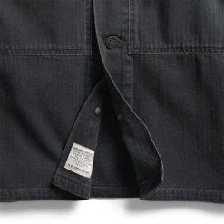 RRL By Ralph Lauren Finn Overshirt Black -Quality Clothing Store 24118 3