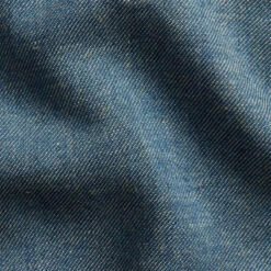 RRL By Ralph Lauren Linen Cotton Twill Overshirt Indigo -Quality Clothing Store 24814 5