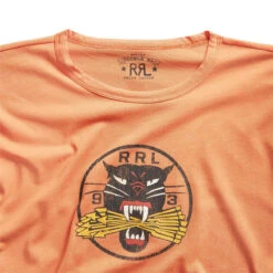 RRL By Ralph Lauren Tiger Graphic Surplus Orange 6 RRL By Ralph Lauren Tiger Graphic Surplus Orange -Quality Clothing Store 24815 3