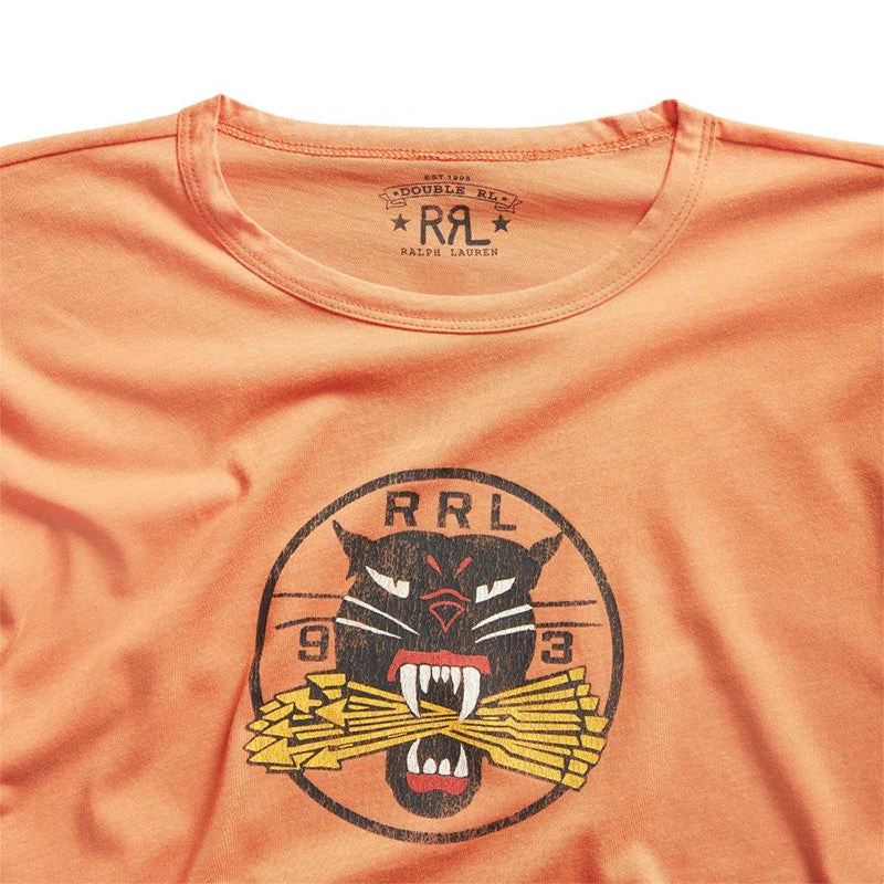 RRL By Ralph Lauren Tiger Graphic Surplus Orange 3 RRL By Ralph Lauren Tiger Graphic Surplus Orange - Image 3