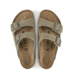 Birkenstock Arizona Regular Sandal Nubuck Khaki -Quality Clothing Store 25060 3