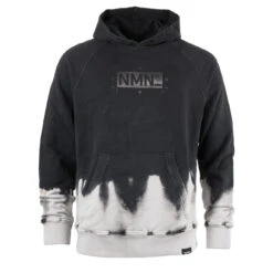 Nemen Gem Discharged Hoody Black