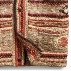 RRL By Ralph Lauren Shawl Cardigan Tan Multi -Quality Clothing Store 25854 5