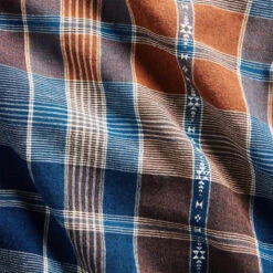 RRL By Ralph Lauren Kings Print S/S Shirt Indigo -Quality Clothing Store 25855 3