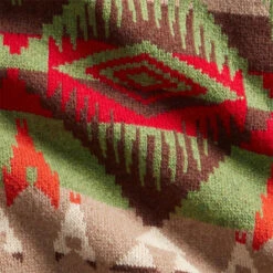 RRL By Ralph Lauren Long Sleeve Cardigan Tan / Red / Multi -Quality Clothing Store 26912 6