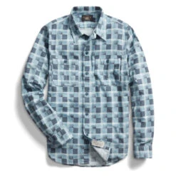 RRL By Ralph Lauren Universal CMP L/S Shirt Dark Blue / Blue