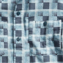 RRL By Ralph Lauren Universal CMP L/S Shirt Dark Blue / Blue -Quality Clothing Store 26960 4