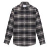 Portuguese Flannel BB Check Shirt Navy / Grey