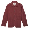 Portuguese Flannel Labura Corduroy Chore Jacket Bordeaux