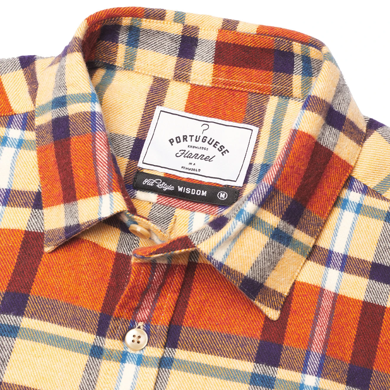Portuguese Flannel Fall Palette Shirt Yellow / Orange 2 Portuguese Flannel Fall Palette Shirt Yellow / Orange - Image 2