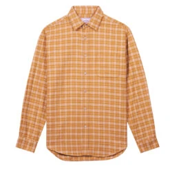 Portuguese Flannel Marl Shirt Yellow