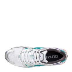 Mizuno Wave Rider 10 White / Silver / Teal Blue -Quality Clothing Store 27643 4