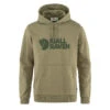 Fjallraven Logo Hoodie Light Olive