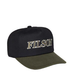 Filson Rugged Twill Forrester Cap Black
