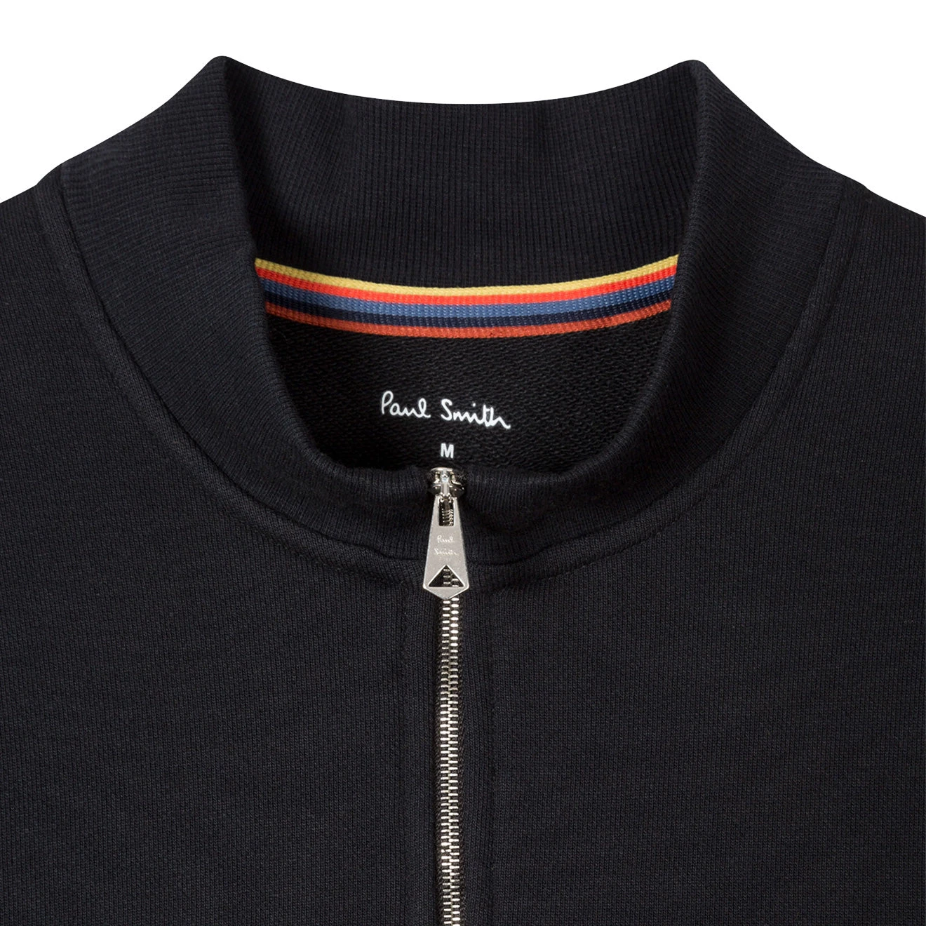 Paul Smith Half Zip Artist Stripe Sweatshirt Black 2 Paul Smith Half Zip Artist Stripe Sweatshirt Black - Image 2