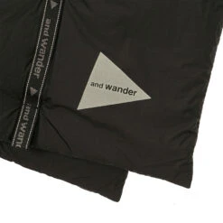 And Wander Primaloft Rip Muffler Black -Quality Clothing Store 28189 3