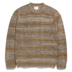 Norse Projects Sigfred Space Dye Knit Heathland Brown
