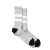 Norse Projects Bjarki Cotton Sport Socks Light Grey Melange
