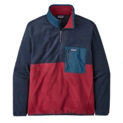 Patagonia Microdini 1/2 Zip Pullover Fleece Wax Red