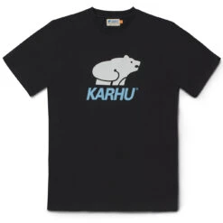 Karhu Basic Logo T-Shirt Jet Black / Delphinium Blue