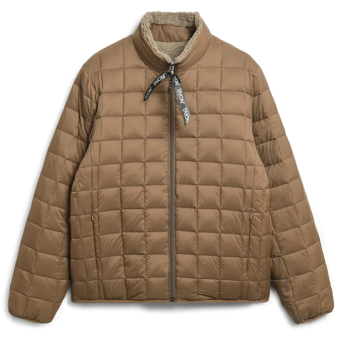 Taion Down X Boa Reversible Jacket L. Brown / Beige 1 Taion Down X Boa Reversible Jacket L. Brown / Beige