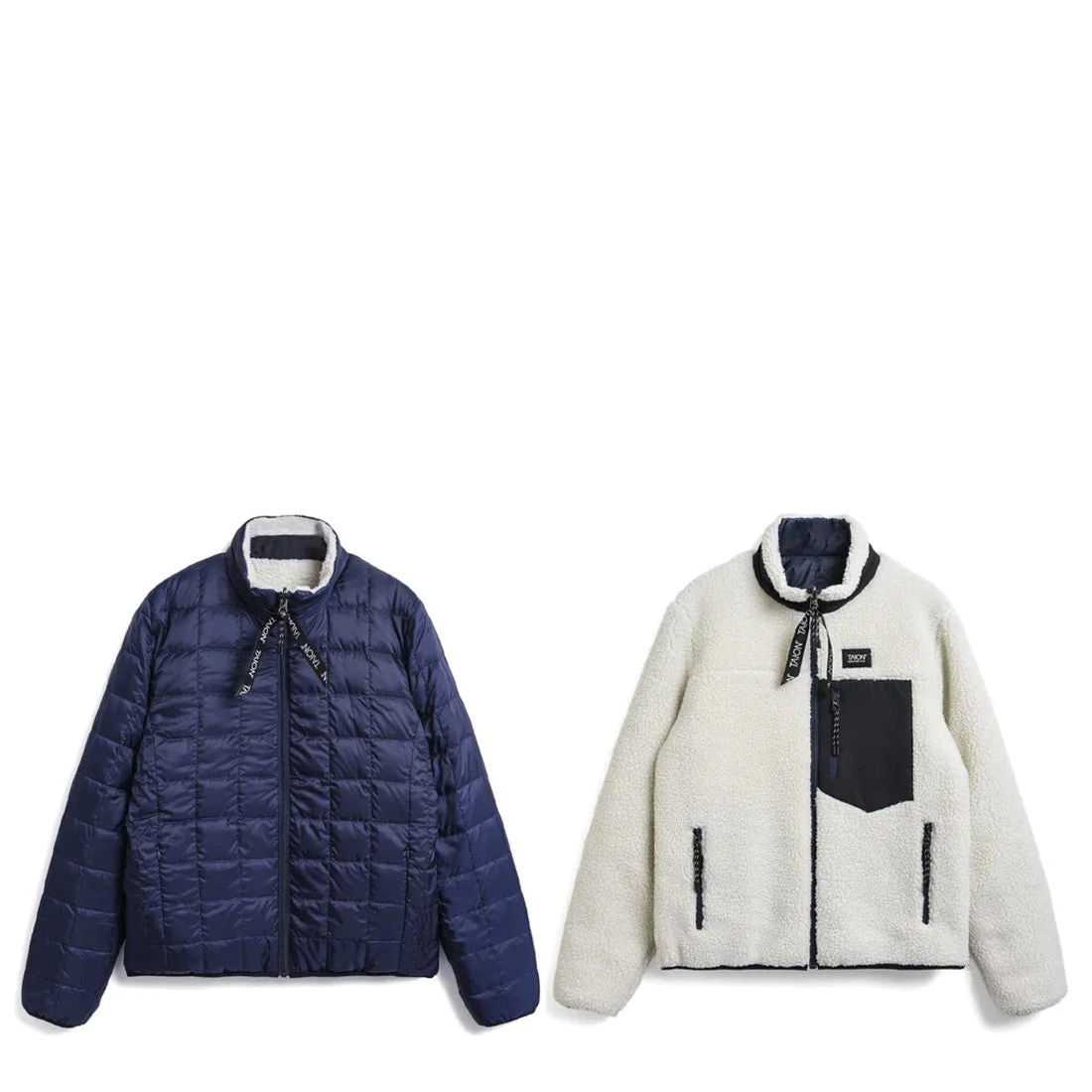 Taion Down X Boa Reversible Jacket Navy / Ivory 3 Taion Down X Boa Reversible Jacket Navy / Ivory - Image 3
