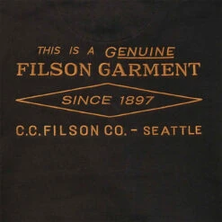Filson Prospector Embroidered Hoodie Faded Black / Gold -Quality Clothing Store 29065 2
