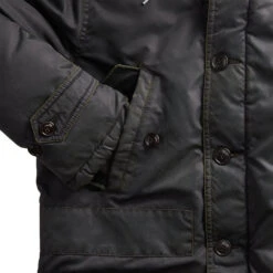 RRL By Ralph Lauren Faux-Fur-Trim Parka Deep Navy -Quality Clothing Store 29334 4