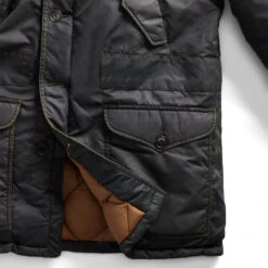 RRL By Ralph Lauren Faux-Fur-Trim Parka Deep Navy -Quality Clothing Store 29334 5