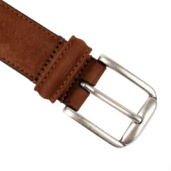 Andersons A0014 Narrow Nubuck Belt Light Brown -Quality Clothing Store Andersons A0014 Narrow Nubuck Belt Light Brown 23073 03