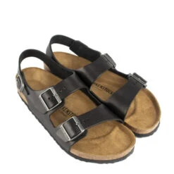 Birkenstock Milano Regular Sandal Vintage Wood Black -Quality Clothing Store Birkenstock Milano Regular Sandal Vintage Wood Black Birkenstock 1658755010
