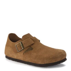 Birkenstock London Suede Reg Sandal Mink -Quality Clothing Store BirkenstockLondonSuedeNarrowMink29562 5