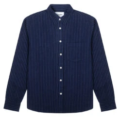 Corridor Indigo Bengal Stripe Shirt Navy