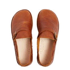 Yogi Corso Leather Buckle Monk Shoes Chestnut Brown -Quality Clothing Store CorsoLeatherBuckleMonkShoesChestnutBrown 4