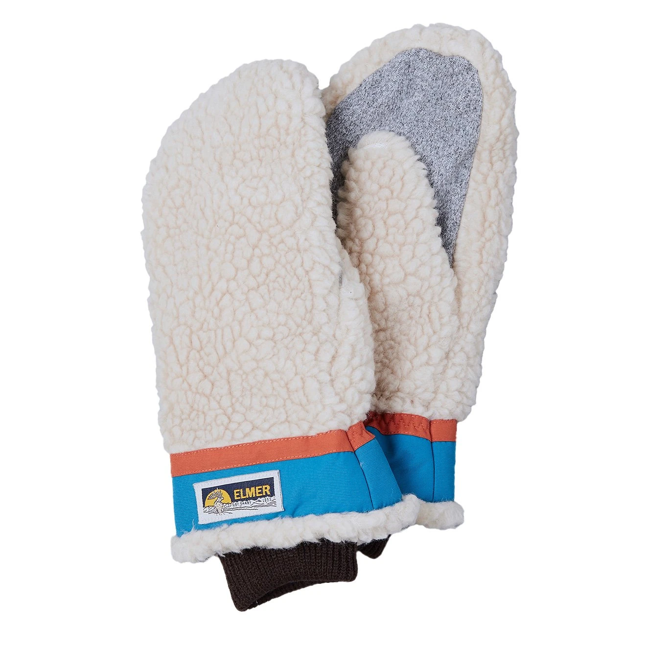 Elmer Gloves Wool Pile Mitten Beige / Blue 1 Elmer Gloves Wool Pile Mitten Beige / Blue