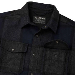 Filson Mackinaw Jac Shirt Navy Charcoal Plaid -Quality Clothing Store Filson Mackinaw Jac Shirt Navy Charcoal Plaid 27543 4