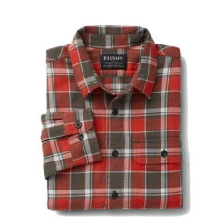 Filson Scout Shirt Red / Grey / White -Quality Clothing Store Filson Scout Shirt Red Grey White 3