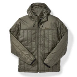 Filson Ultralight Hooded Jacket Olive Gray