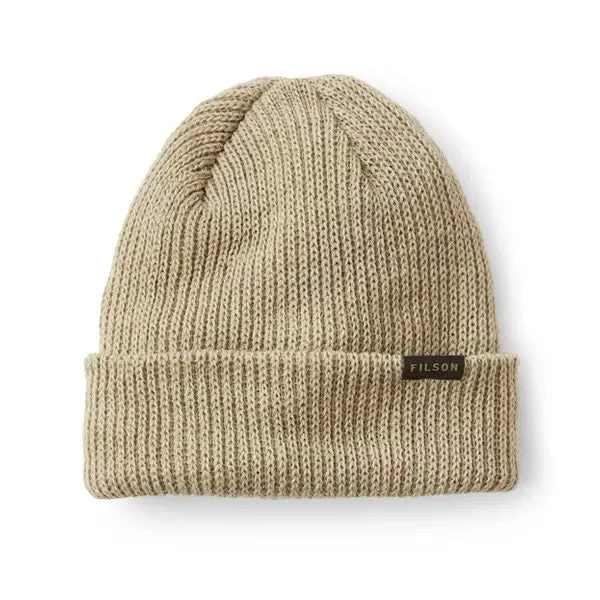Filson Watch Cap Knitted Hat Sawdust 1 Filson Watch Cap Knitted Hat Sawdust