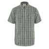 Fjallraven Abisko Cool Shirt Patina Green / Dark Navy
